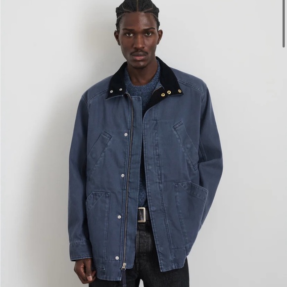 NWT Alex Mill Aaron Utility Jacket in Recycled Denim - Picture 3 of 10